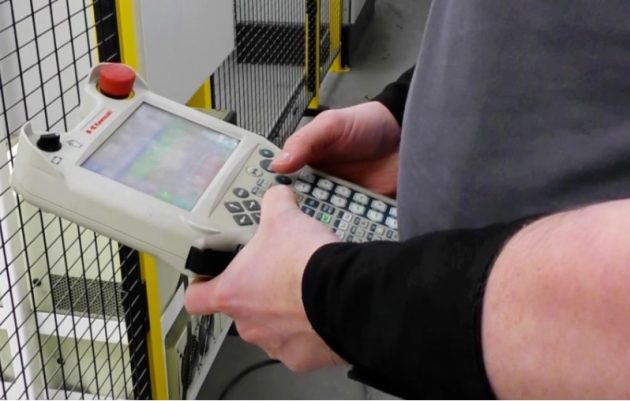 IMAGE 11 - PG PONTYCLUN HMI ROBOT REMOTE WITH OPERATOR